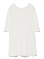 レースコンビカットプルオーバー/WHT