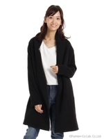 裏起毛コーディガン/ブラック