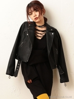 エンブロイドライダース/ブラック刺繍