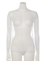 DOT TULLE トップス/WHT