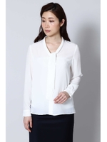 デシンボウタイブラウス/ブラウン(050)