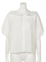 コビニャー2WAYオフショルブラウス/ホワイト