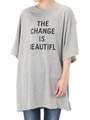 【AZUL by moussy】CHANGEロゴBIG半袖TEE [MOOK掲載]  97072/O/WHT