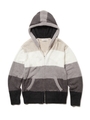 【GELATO PIQUE HOMME】’ベビモコ’ブロックボーダーパーカー/GRY