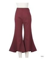 クロップドフレアパンツ/WINE
