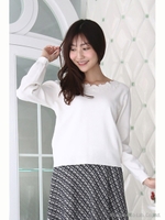 フラワー刺しゅうP/O/ピンク