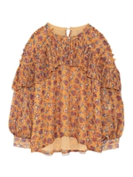 スタードット花柄ブラウス/MST