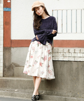 【予約】ウィンターフラワーフレアスカート