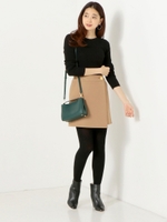 ★JOC Wクロスギャバ1ボタン ミニスカート/LT.GRAY