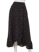 リトルローズラップフレアSK/柄NVY