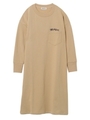 POCKET SWEAT DRESS/ベージュ