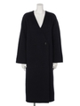 [GREED]SHAGGY Long Coat/NAVY