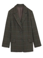 チェックジャケット/GRN