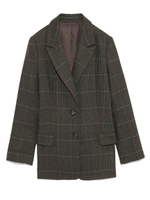 チェックジャケット/GRN