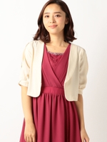 袖口リボンジャレロ/ベージュ