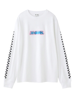 STICKER LOGO L/S REGULAR TEE/ホワイト