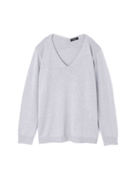 セミウーステッドラメニット/ペールグリーン(130)