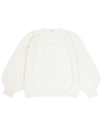 カシミヤニットプルオーバー/WHITE