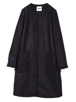 RUFFLE POCKET COAT/ベージュ