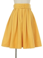 ダブルタックスカート/レッド