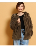 エコファーブルゾン/ブラウン(042)