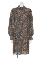 Deel flower シャツワンピ/L.MIX