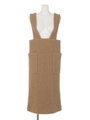 [GREED]COMPRESSION LOOP Dress/CAMEL