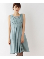 Dorry Doll オーナメントジャカードドレス/ダークグリーン(023)