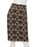【anap mimpi】レトロデザインタイトスカート/ブラウン(015)