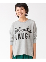 【親子おそろい】裏毛ロゴスウェットプルオーバー/ライトグレー(011)