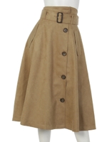 トレンチスカート(追加生産：ベージュ)/キャメル