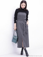 MAQUIA2月号掲載/チェックコルセットワンピース/パターン2