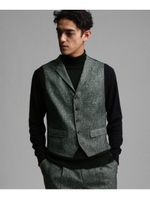 CS_ツィードプリントベスト/グレー(219)