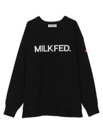 GOTHIC LOGO KNIT TOP/ブラック