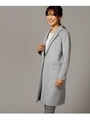 カシミヤ×ウールコート/ライトグレー(911)