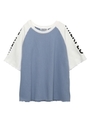 RAGLAN SWEAT TOP/ライトブルー