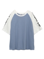 RAGLAN SWEAT TOP/ライトブルー