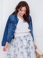 360度デニムＧジャン/シロ