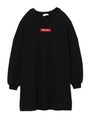 BAR BIG SWEAT DRESS/アッシュ