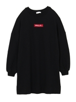 BAR BIG SWEAT DRESS/アッシュ