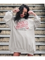 【ANAP】ヴィンテージ風プリントスウェットワンピース/GRY