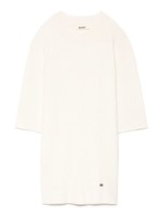 ハーフスリーブシンプルニット/OWHT