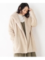 ボアコーディガンコート/ベージュ(052)