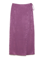 サテンライクミドルスカート/PPL