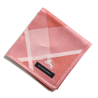 2015SS 新作 新品 バーバリー チェックハンカチ 34607bur ピンク系 メンズ レディース