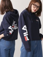 FILA|コラボスリーブロゴフーディー
