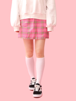 WC/カラータータンチェックスカート