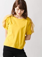 WEGO/2WAYオープンショルダーフリルTシャツ