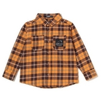 【50%OFF】バック刺しゅうチェック柄シャツ