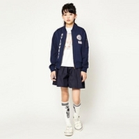 【50%OFF】ワッペンつきミリタリー風裏毛はおり